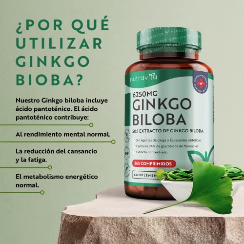 Ginkgo-Biloba-6250-mg-365-Comprimidos-Extracto-de-Gingko-Biloba-Vegano-501-Alta-Dosis-Ginko-Biloba-Capsulas-con-24-Glucosidos-de-Flavonoles-Mejora-Concentracion-y-Memoria-Nutravita-0-0