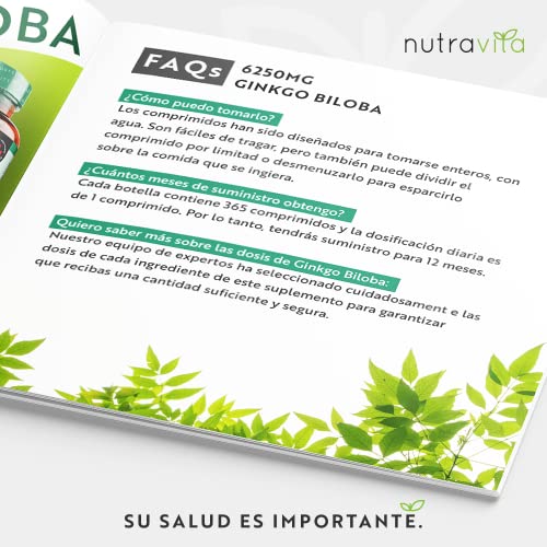 Ginkgo-Biloba-6250-mg-365-Comprimidos-Extracto-de-Gingko-Biloba-Vegano-501-Alta-Dosis-Ginko-Biloba-Capsulas-con-24-Glucosidos-de-Flavonoles-Mejora-Concentracion-y-Memoria-Nutravita-0-2