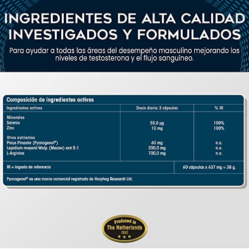 Male-Factor-3-para-los-hombres-Maxima-Energia-y-Rendimiento-equilibrio-hormonal-RAIZ-DE-MACA-ZINC-SELENIO-60-Capsulas-Fabricado-en-Holanda-por-ReAge-0-0